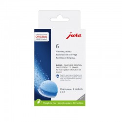 Pastillas de limpieza Jura de 3 fases (Blister con 6 pz)