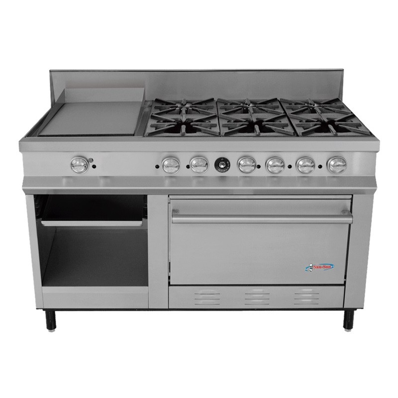 Estufa San-Son 6 Quemadores y Grill