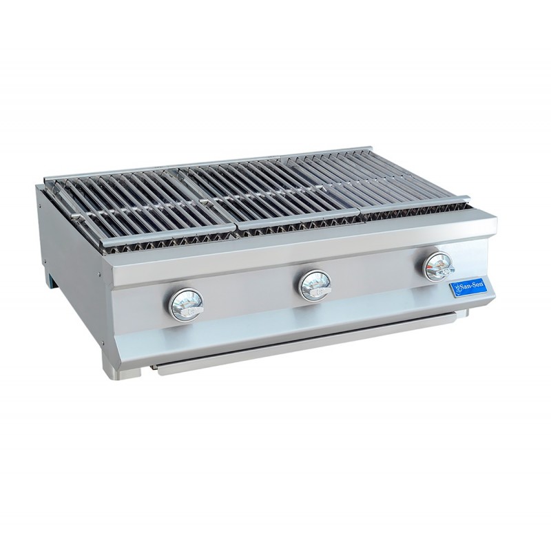 Asador Radiante San-Son de 36 Pulgadas, 3 Quemadores.