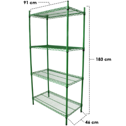 Anaquel Para Almacen Y Camaras de Refrigeracion 91 X 46 X 1.83