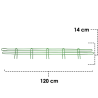 Protector Lateral Para Anaquel 120cm, 1pz