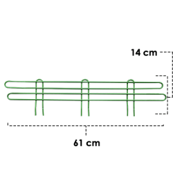 Protector Lateral Para Anaquel 61cm, 1pz