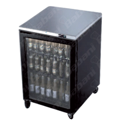 Refrigerador de Contra Barra de 1 Puerta de Cristal Asber Modelo ABBC-23G HC - 1/6 HP