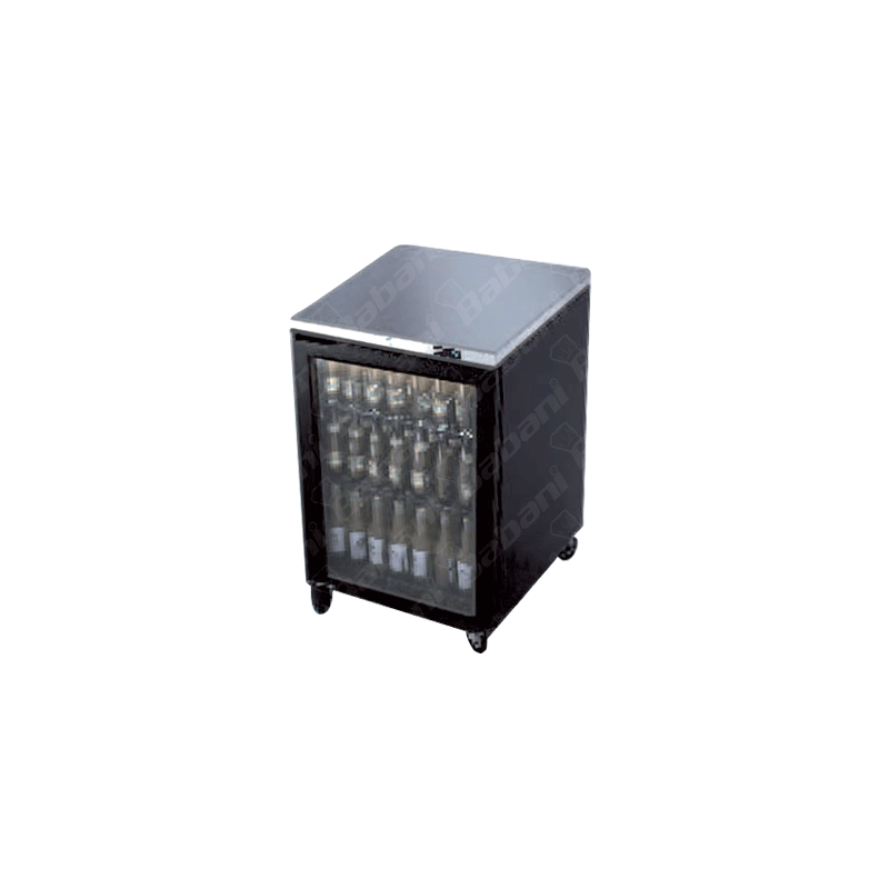Refrigerador de Contra Barra de 1 Puerta de Cristal Asber Modelo ABBC-23G HC - 1/6 HP