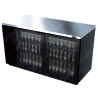 Refrigerador de Contra Barra de 2 Puertas de Cristal Asber Modelo ABBC-58G HC - 1/3 HP  TÍTULO EN MAYÚSCULAS: